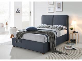 5ft King Size Oakland Dark Grey Fabric Upholstered Bed Frame